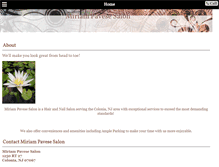 Tablet Screenshot of miriampavesesalon.net